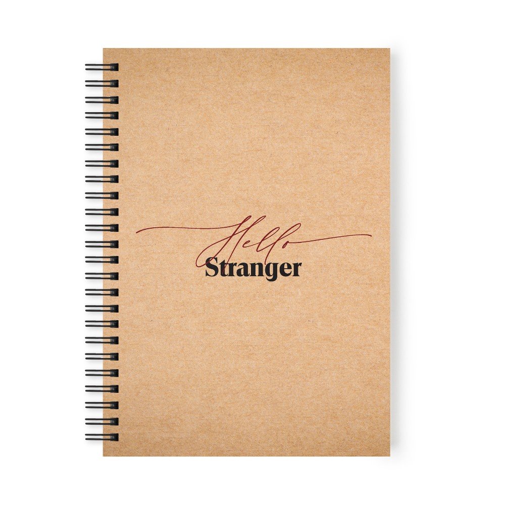 'Stranger' A5 Kraft 
Spiral Notebook