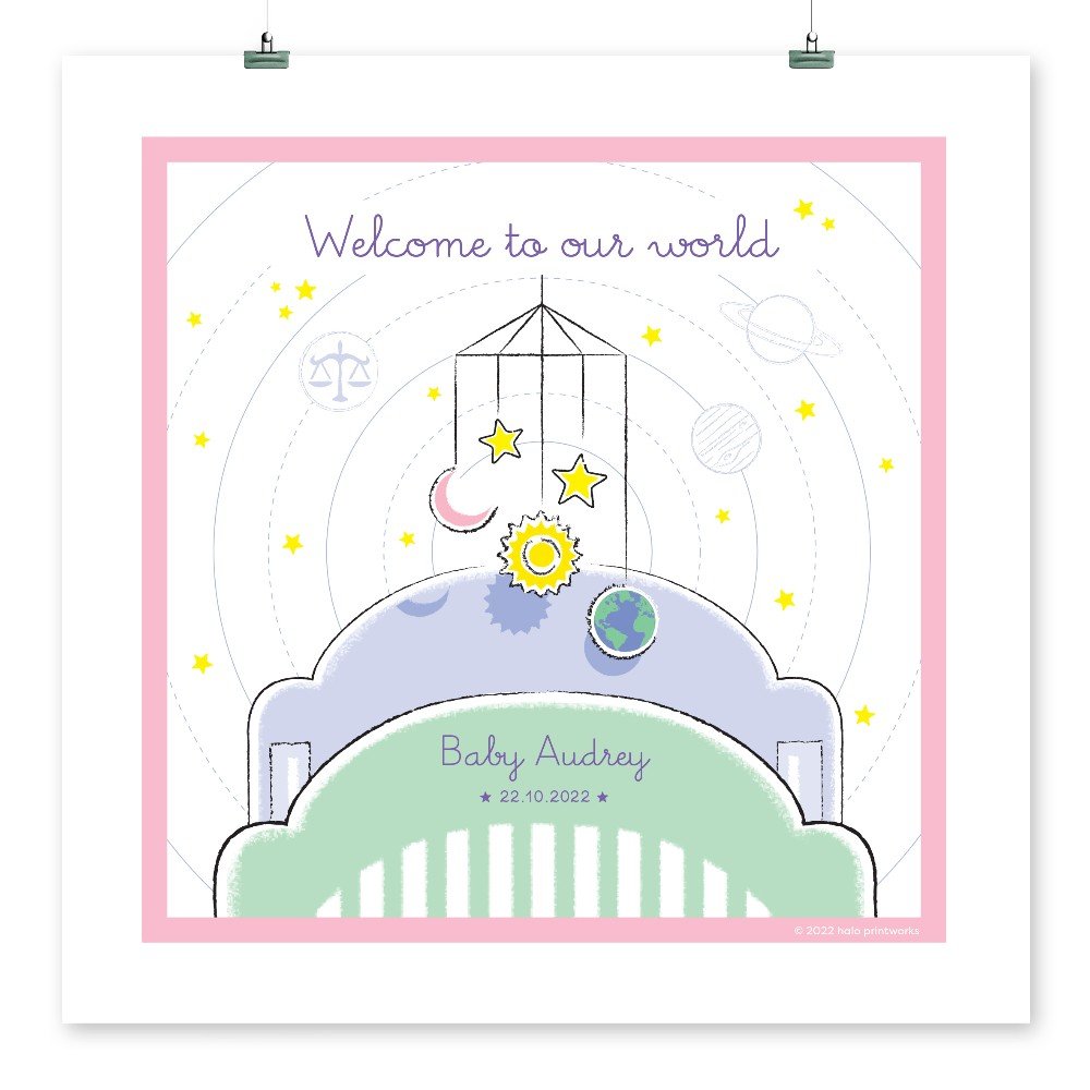 Print: Welcome to our World (Girl)