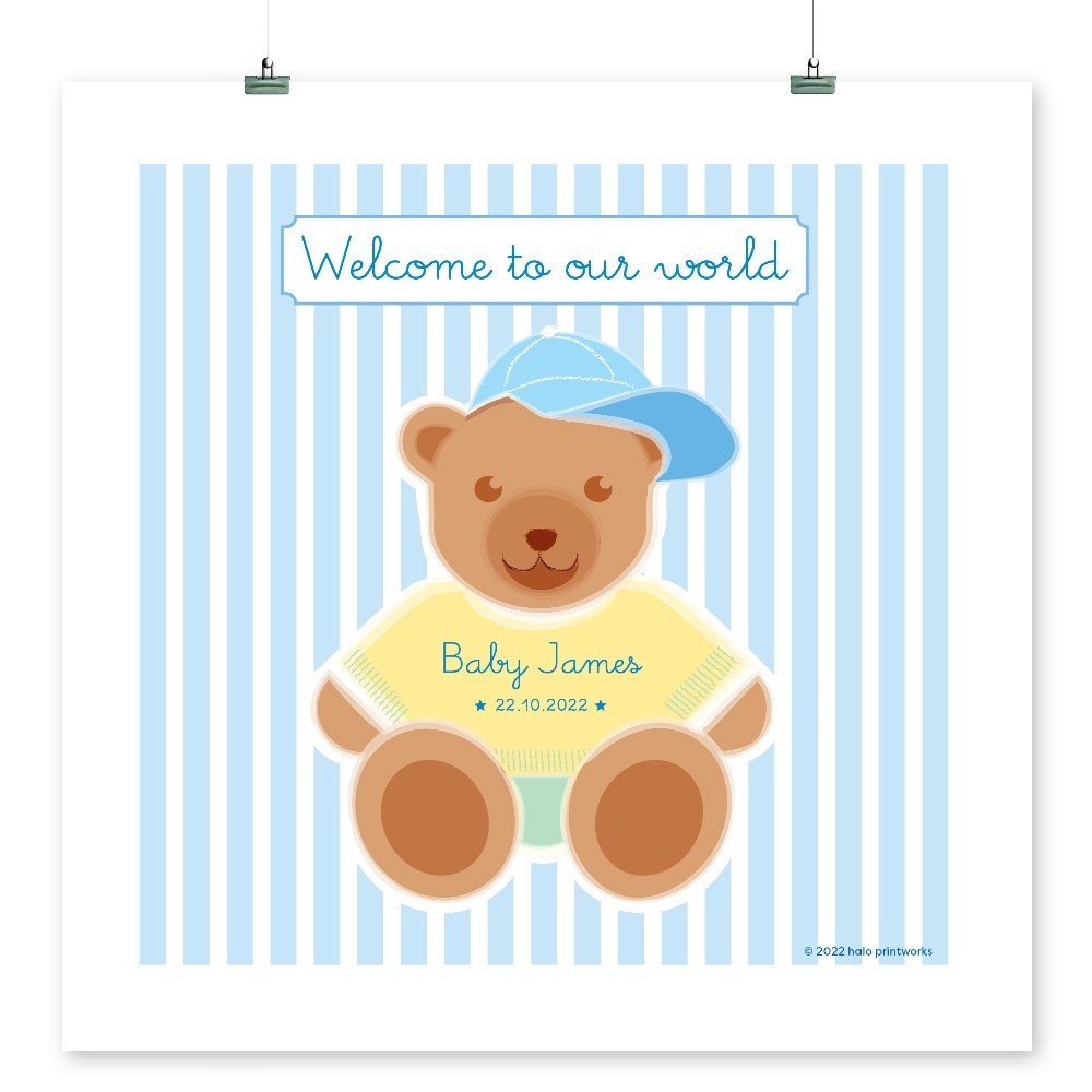Print: Welcome to our World (Bear Boy)