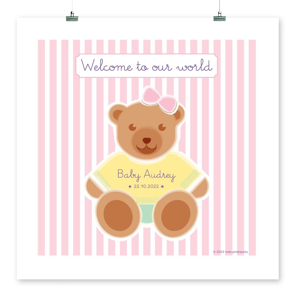 Print: Welcome to our World (Bear Girl)