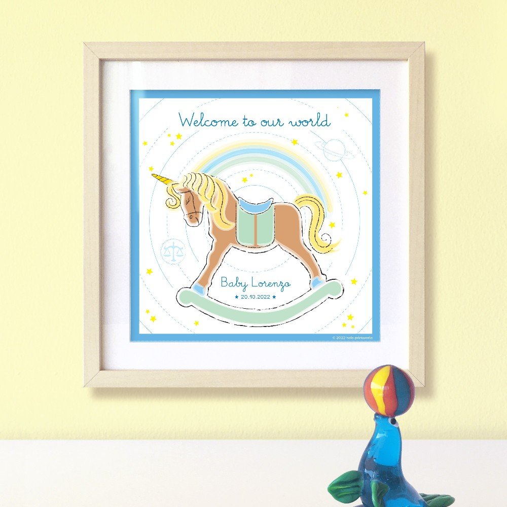 Print: Welcome to our World (Unicorn Boy)