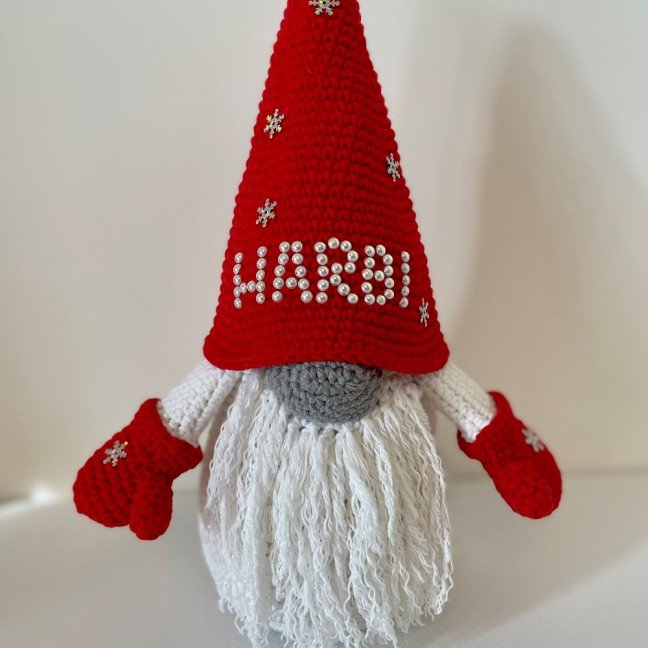 Crochet Customizable 
Christmas Gnome