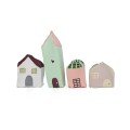 Handmade miniature clay village figurines – Design 1