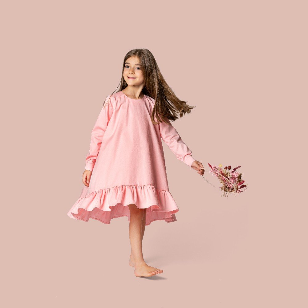 Flowy Tara Kids 
Pink Dress