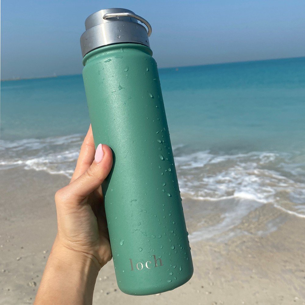 Personalized Ocean 
Green Water Bottle