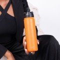 Personalized Sunset 
Orange Water Bottle
