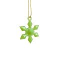 Diamond Resin Snowflake 
Ornament - Green