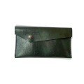 Olive Green Genuine 
Leather Wallet