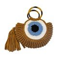 Handwoven Eye 
Crochet Bag