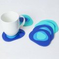 Set of 6 Blue Evil 
Eye Plexi Coasters