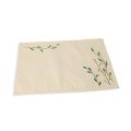 Set of 4 Embroidered 
Stem Placemats