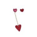 Mismatched Valentine 
Clay Earrings