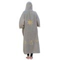 Muscat: Grey 
Long Linen Abaya
