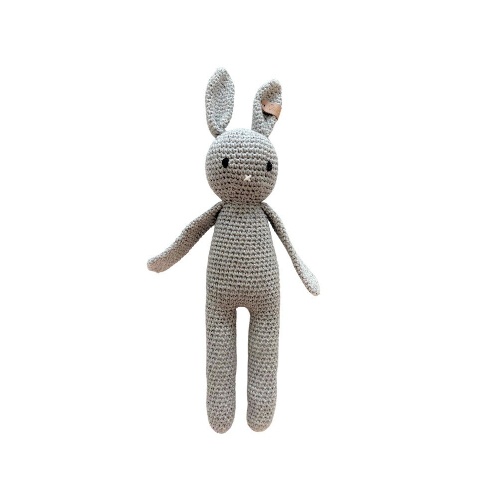 Light Grey 
Crochet Bunny
