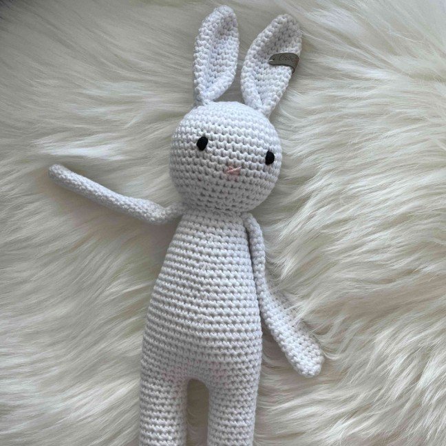 White 
Crochet Bunny