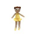 Yellow Ballerina 
Crochet Doll